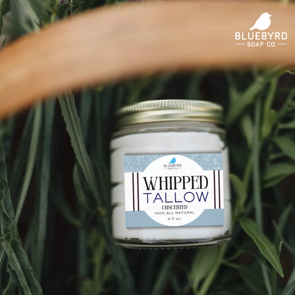 unscented whipped tallow grass fed natural skincare moisturizer lotion balm