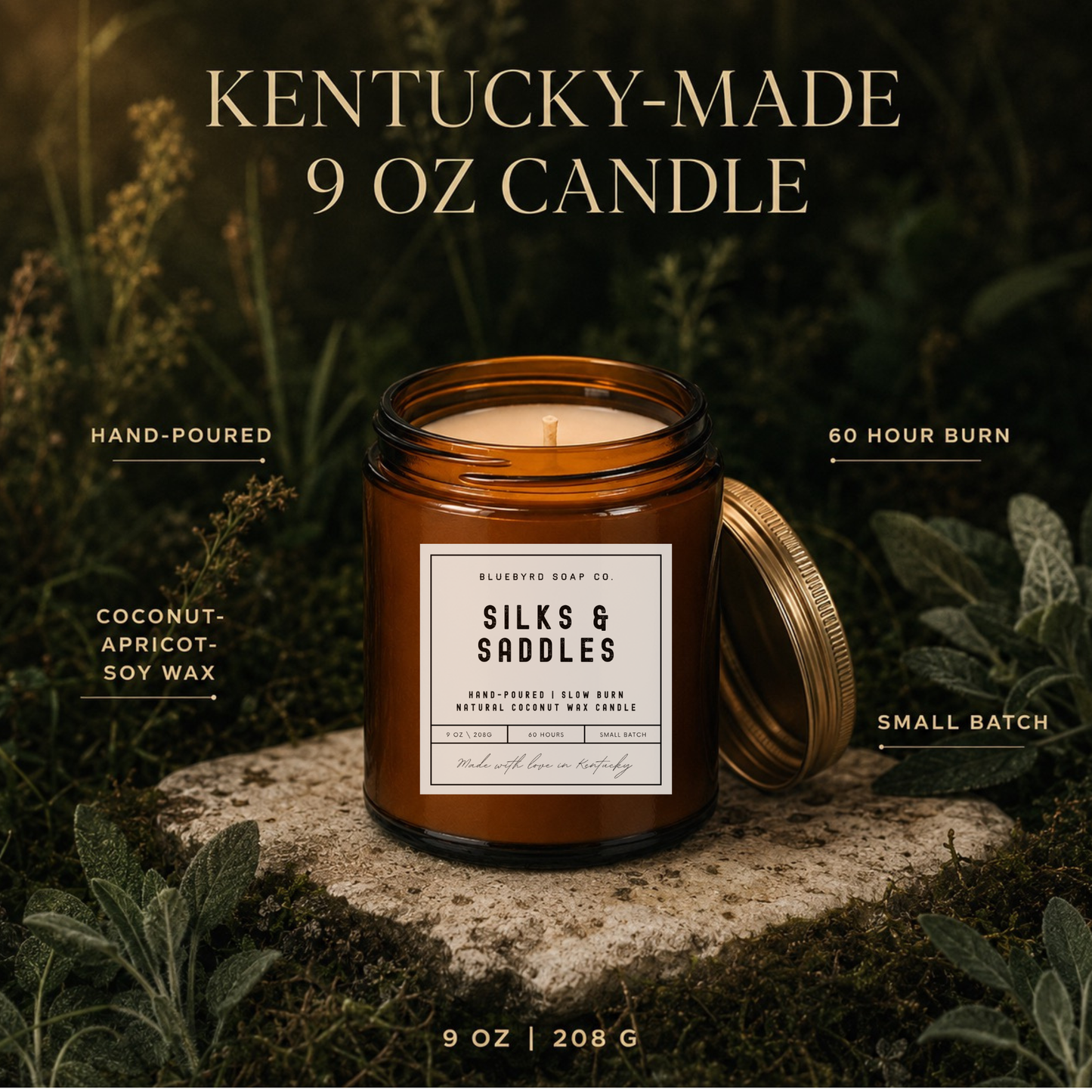 MOONBOW ALCHEMY CANDLE | Hand-Poured Coconut Wax Blend 9oz.