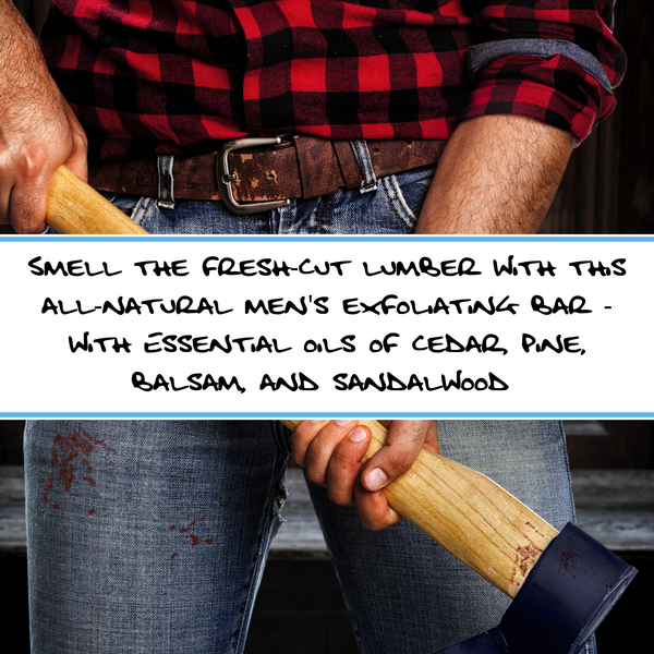 LUMBERJACK MAN SOAP BAR -ALL NATURAL BAR SOAP FOR MEN