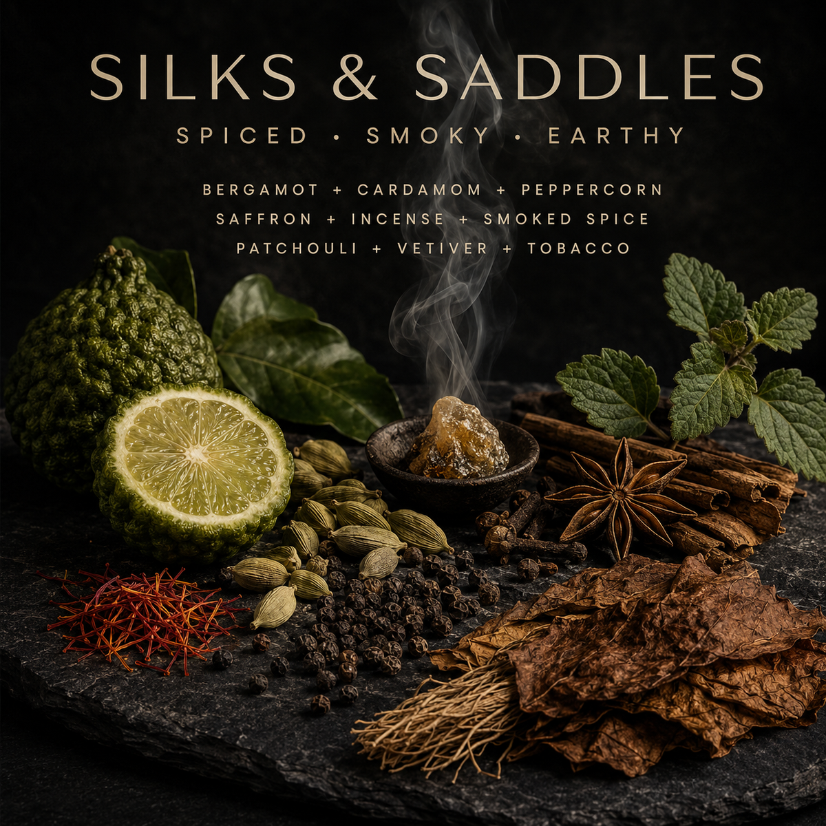SILKS & SADDLES CANDLE | Hand-Poured Coconut Wax Blend 9oz.