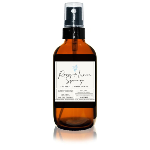 COCONUT + LEMONGRASS SCENTED ROOM & FABRIC SPRAY MIST