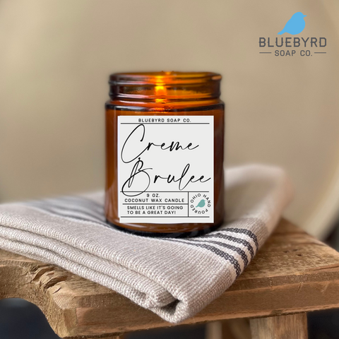 creme brulee coconut wax all natural candle
