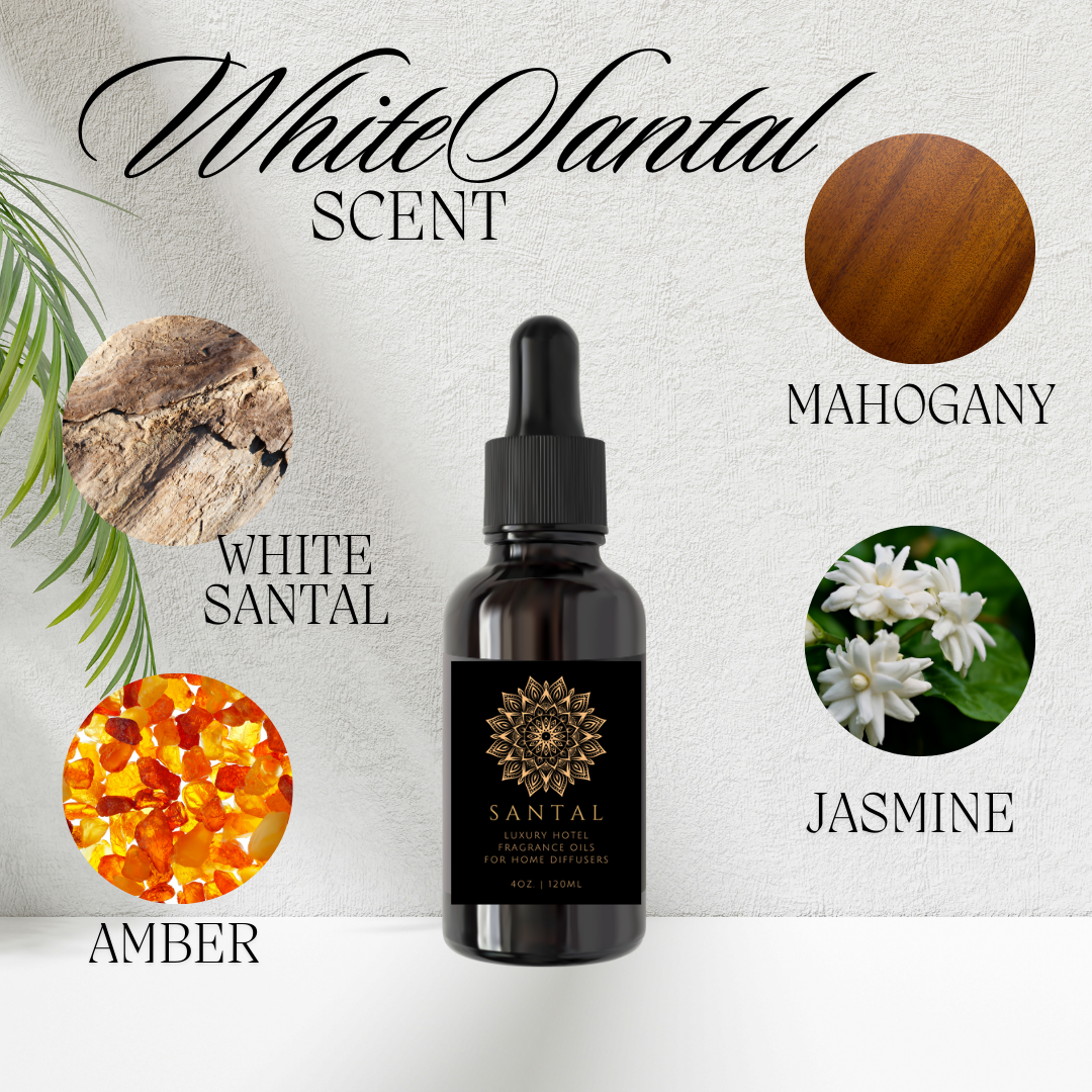 WHITE SANTAL | Luxury Home Diffuser Oil Blend