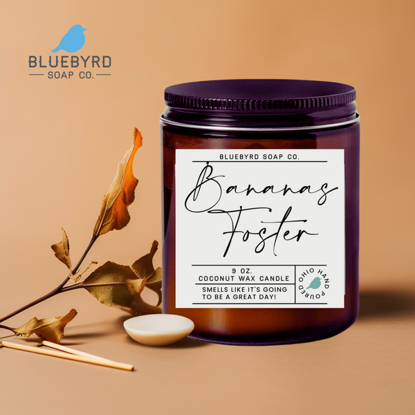 BANANAS FOSTER SCENTED CANDLE JAR