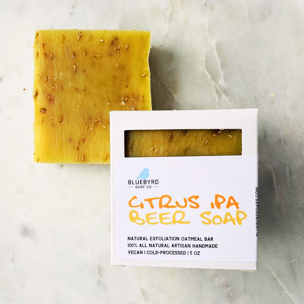 CITRUS IPA BEER SOAP Handmade Organic Beer Soap For Men Masculine