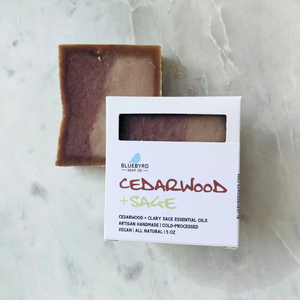 CEDARWOOD + WILD SAGE SOAP BAR