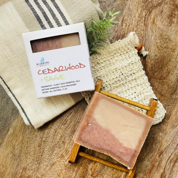 CEDARWOOD + WILD SAGE SOAP BAR