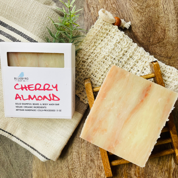 CHERRY ALMOND | SHAMPOO + SOAP BAR