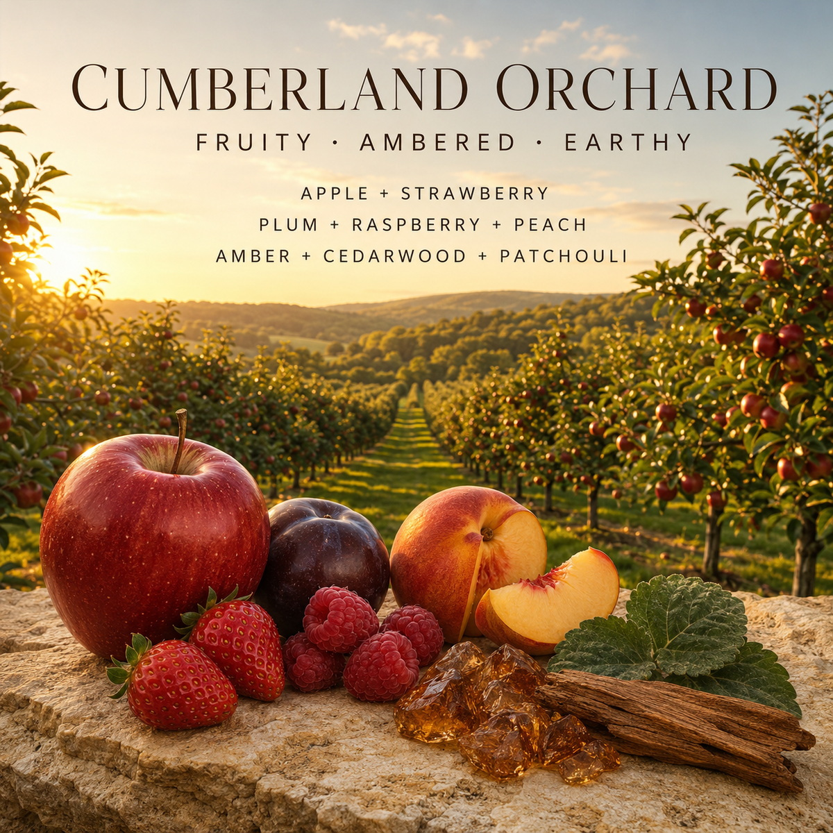 CUMBERLAND ORCHARD CANDLE | Hand-Poured Coconut Wax Blend 9oz.