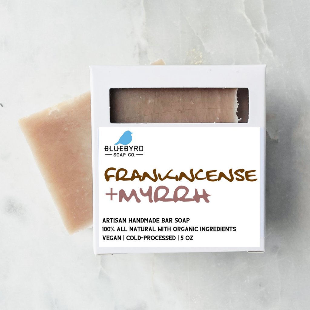 Frankincense & Myrrh Soap with Essential Oils - for Sensitive Skin