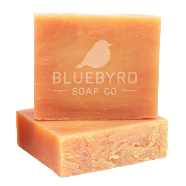 ORANGE LEMONGRASS GOAT MILK SOAP BAR