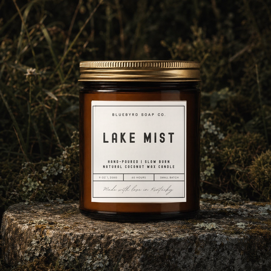 LAKE MIST CANDLE | Hand-Poured Coconut Wax Blend 9oz.