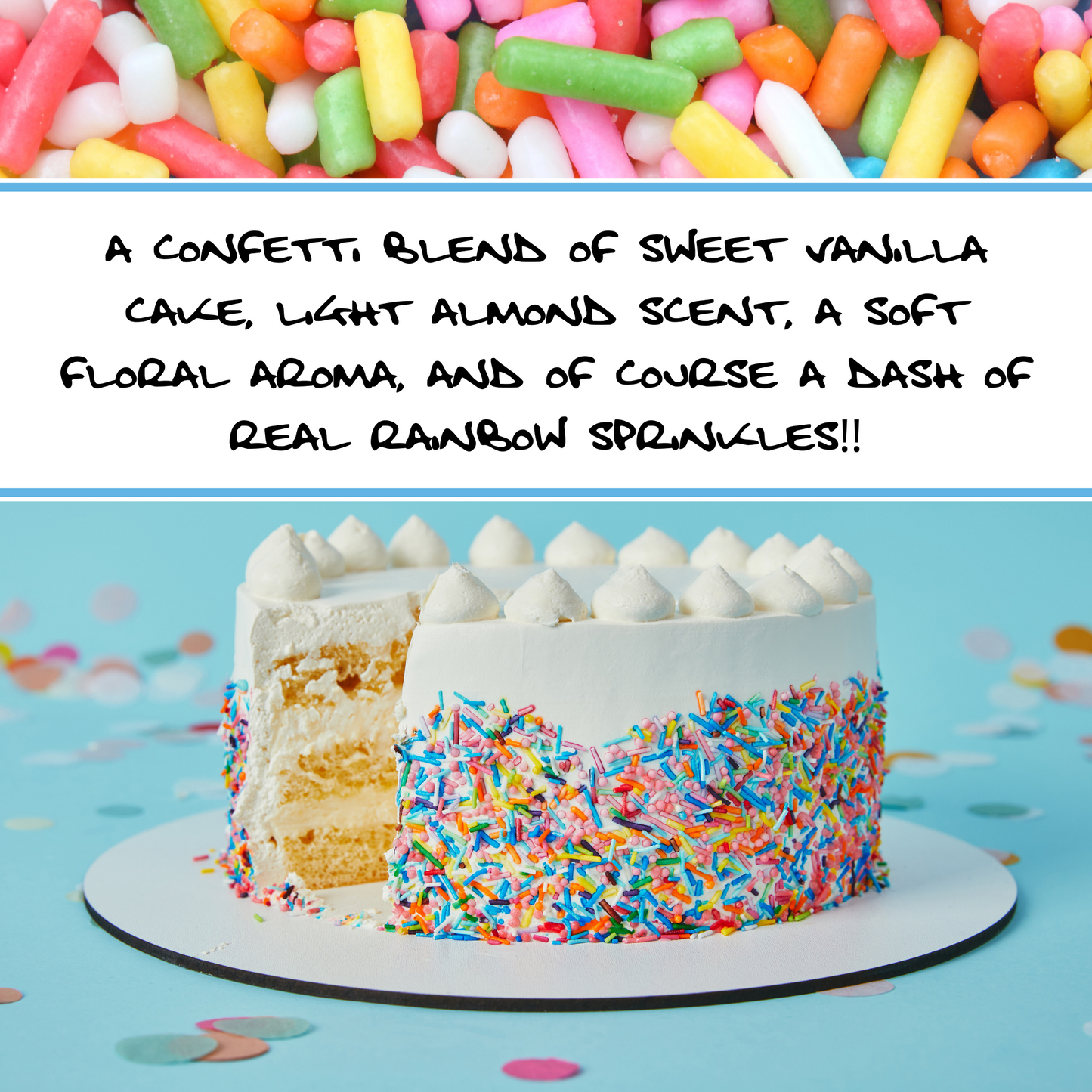 RAINBOW SPRINKLES SOAP BAR