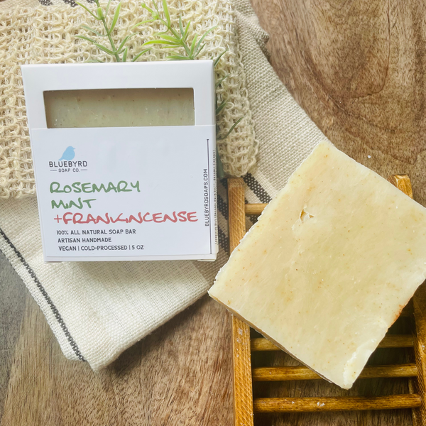 ROSEMARY MINT + FRANKINCENSE | Organic Soap Bar