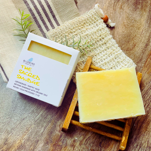 LEMONGRASS + WILD SAGE | SACRED SMUDGE SOAP BAR