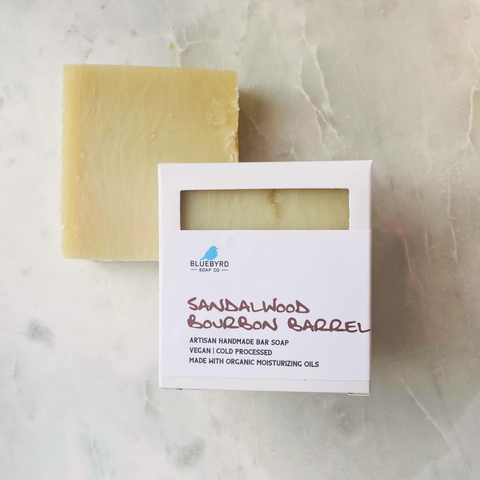 SANDALWOOD BOURBON BARREL SOAP BAR
