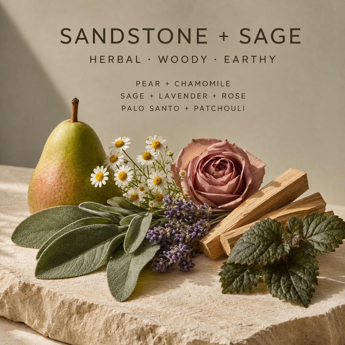 SANDSTONE + SAGE CANDLE | Hand-Poured Coconut Wax Blend 9oz.
