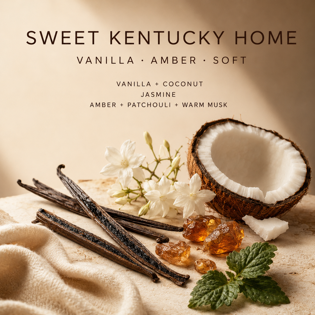 SWEET KENTUCKY HOME CANDLE | Hand-Poured Coconut Wax Blend 9oz.