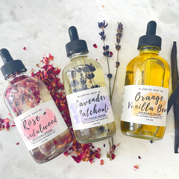 variety pack of body oils