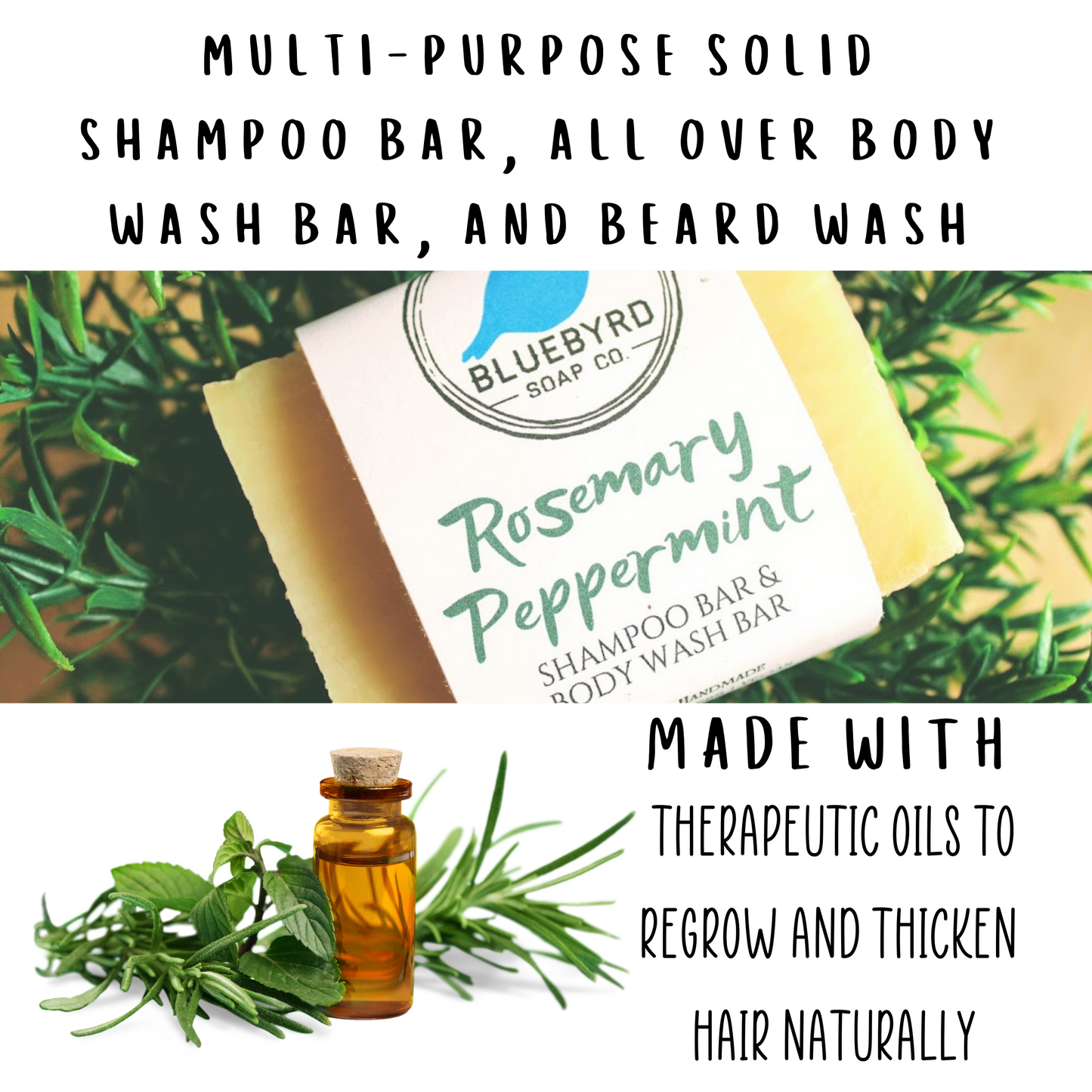 all natural shampoo bars, hair regrowth shampoo bars, regrow hair naturally, thicken hair naturally, beard wash bars to thicken beard, thick beards naturally