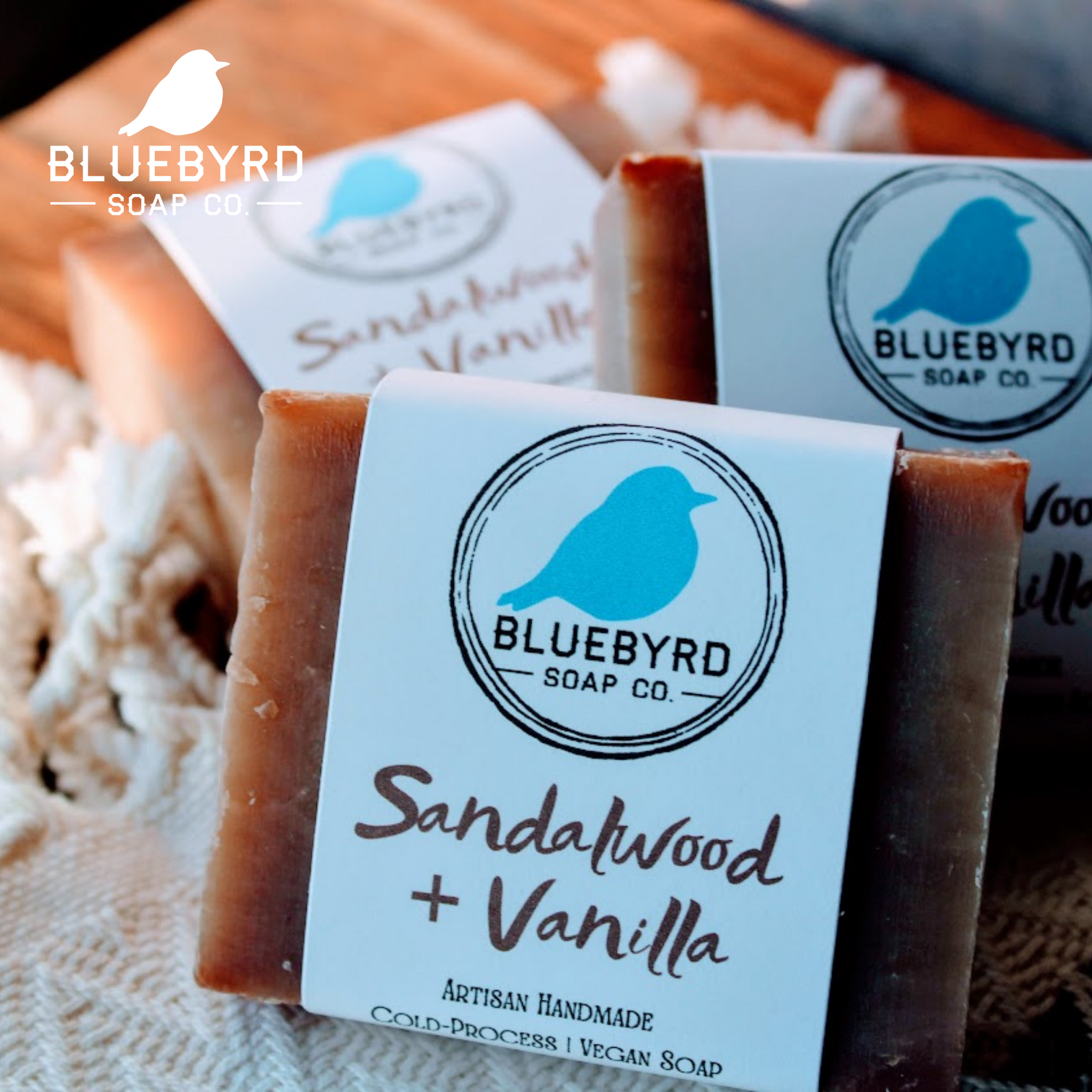 An exotic blend of warm vanilla and woodsy sandalwood make this a perfect, sensual soap bar 