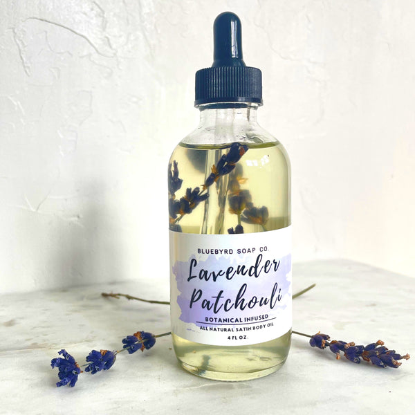 lavender and patchouli body oil