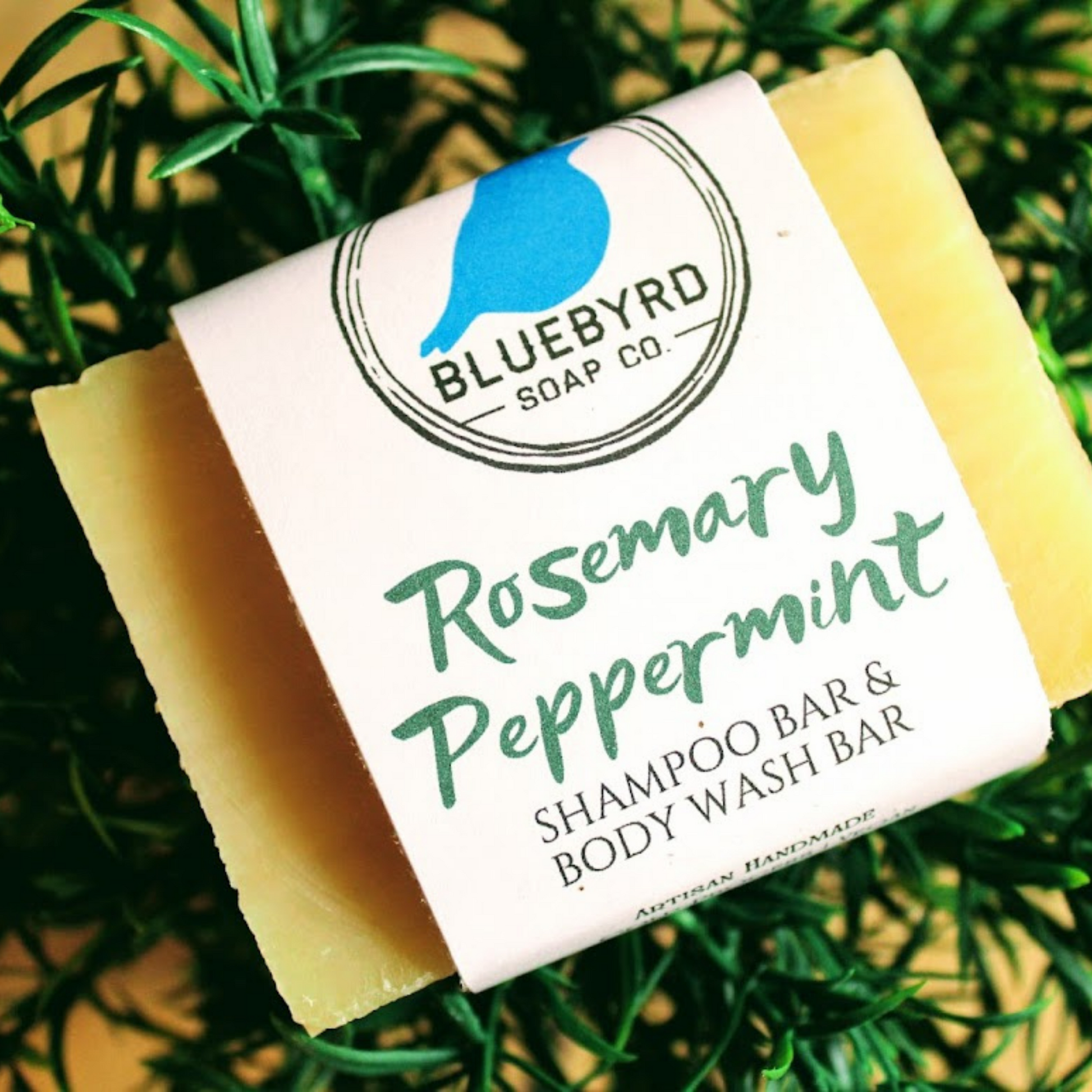 rosemary and peppermint shampoo bar and body wash bar, all natural solid shampoo bar for men and women, mens shampoo bars handmade, womens handmade shampoo bar