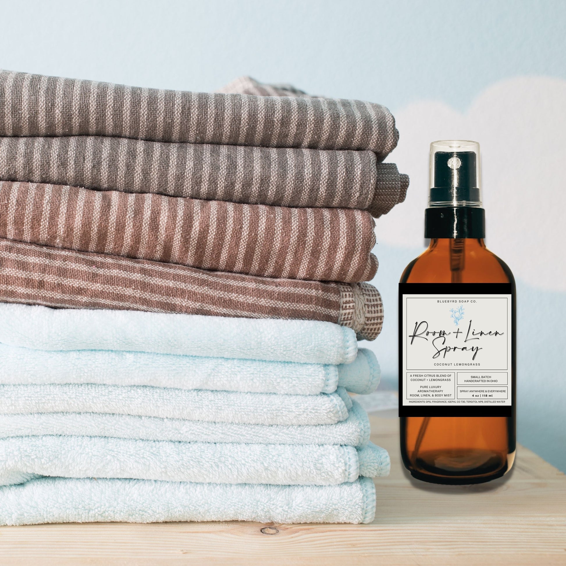 COCONUT + LEMONGRASS SCENTED ROOM & FABRIC SPRAY MIST