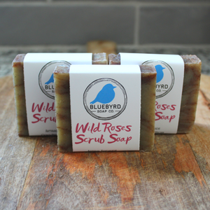 WILD ROSES SCRUB SOAP BAR