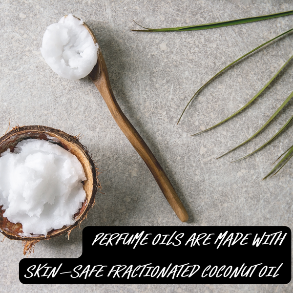 coconut lemongrass perfume oil with fractionated coconut oil