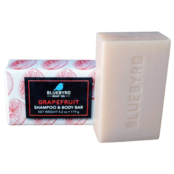 grapefruit solid shampoo bars handmade in the usa