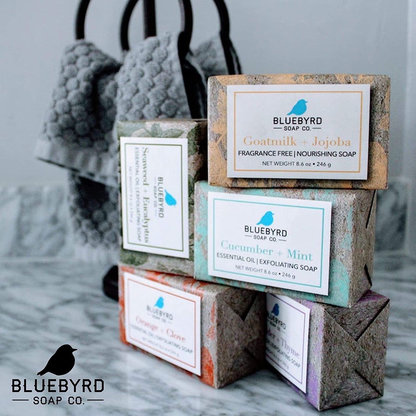 SMELL AWESOME: Refresh!! This body scrub bar contains an essential oil blended fragrance of Cucumber & Mint. This is a cool, crisp, and refreshing scent of cucumber and peppermint to wake you up in the morning.