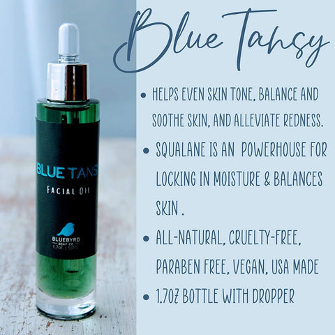 blue tansy face oil