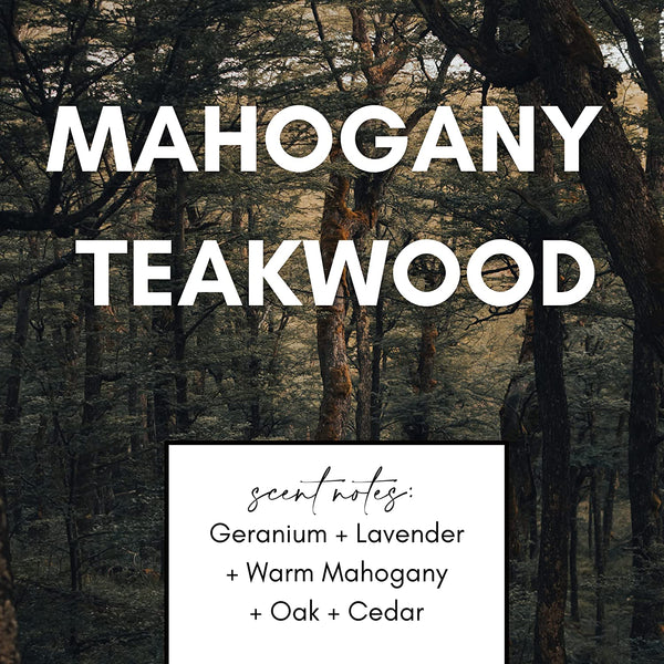 Mahogany Teakwood Candle