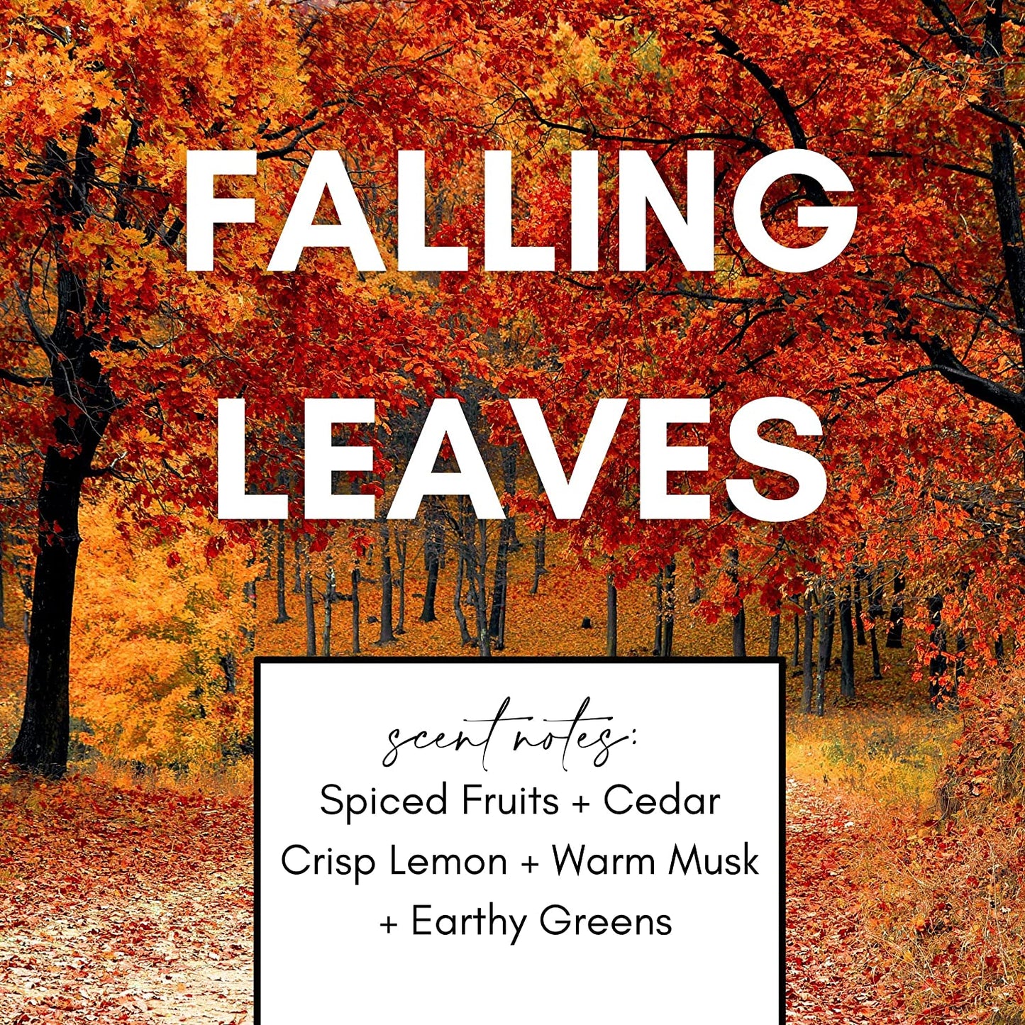 Falling Leaves Candle