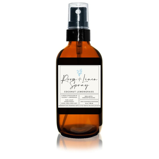 COCONUT + LEMONGRASS SCENTED ROOM & FABRIC SPRAY MIST