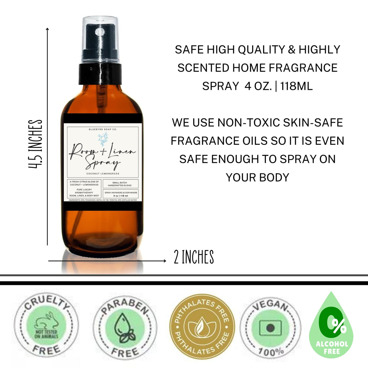 LAVENDER + CEDARWOOD | Room & Linen Spay Mist