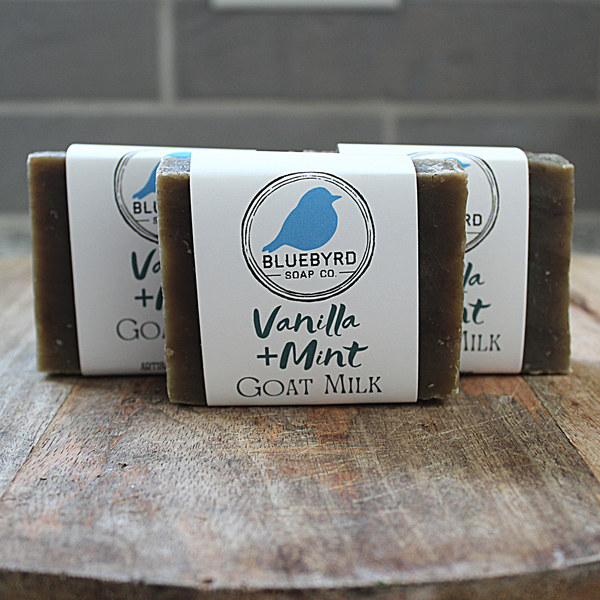  A goat milk soap bar made with a sweet mint scent is your new must-have!!